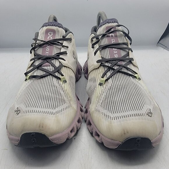 On Running Cloud X 3 Shift Womens 7.5 White Heron Athletic Shoes Lightweight - Picture 2 of 14